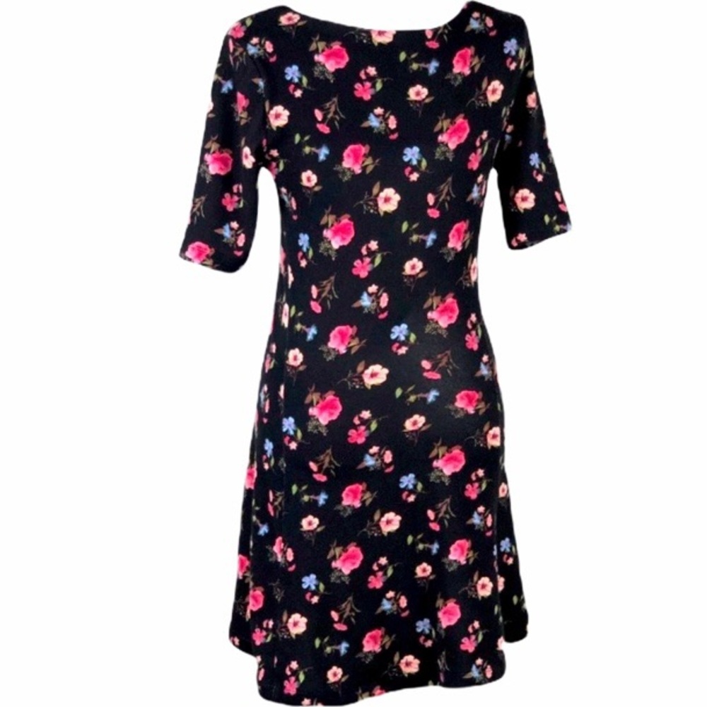 FOREVER 21 Skater Floral Soft Stretchy Spring to Fall Hi-Lo Y2k Dress S